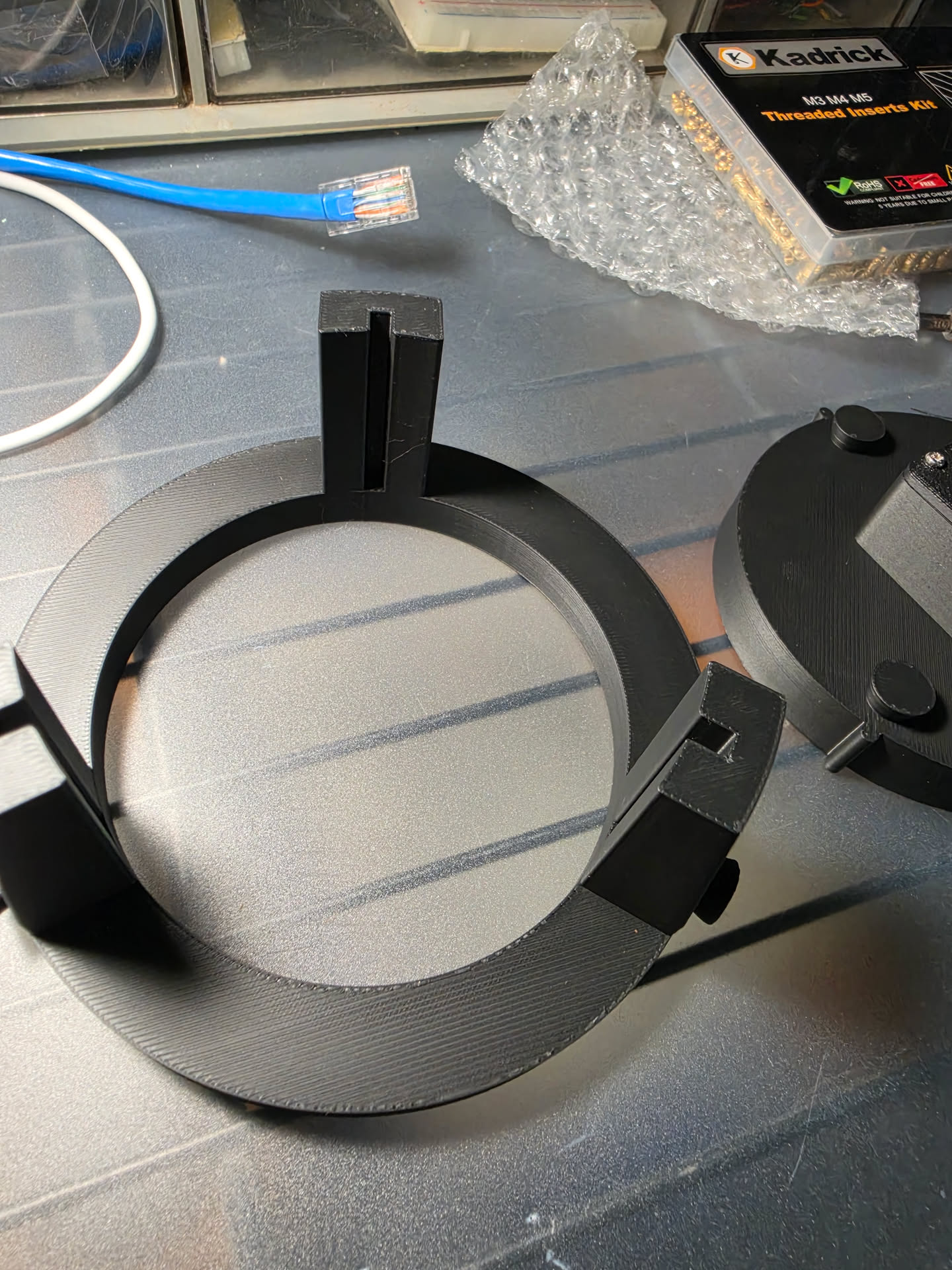 Azimuth encoder case, fourth view