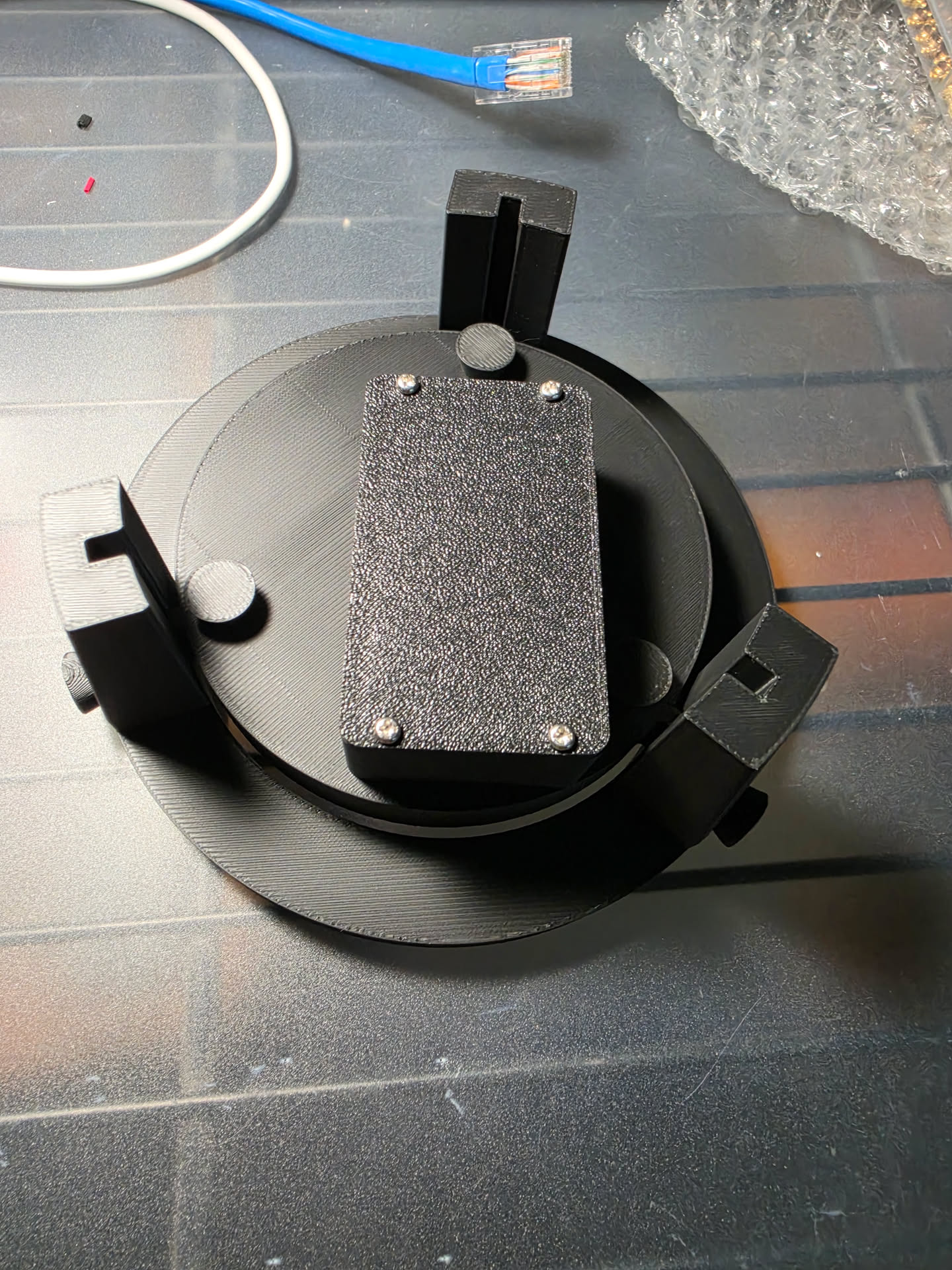 Azimuth encoder case, fifth view