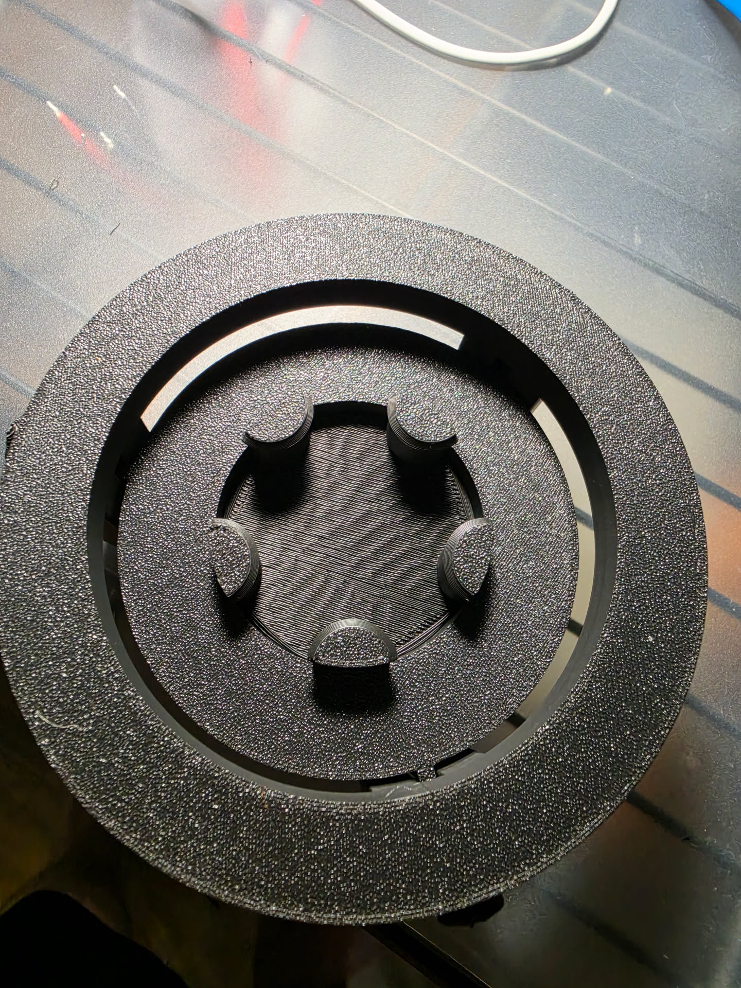 Azimuth adapter underside