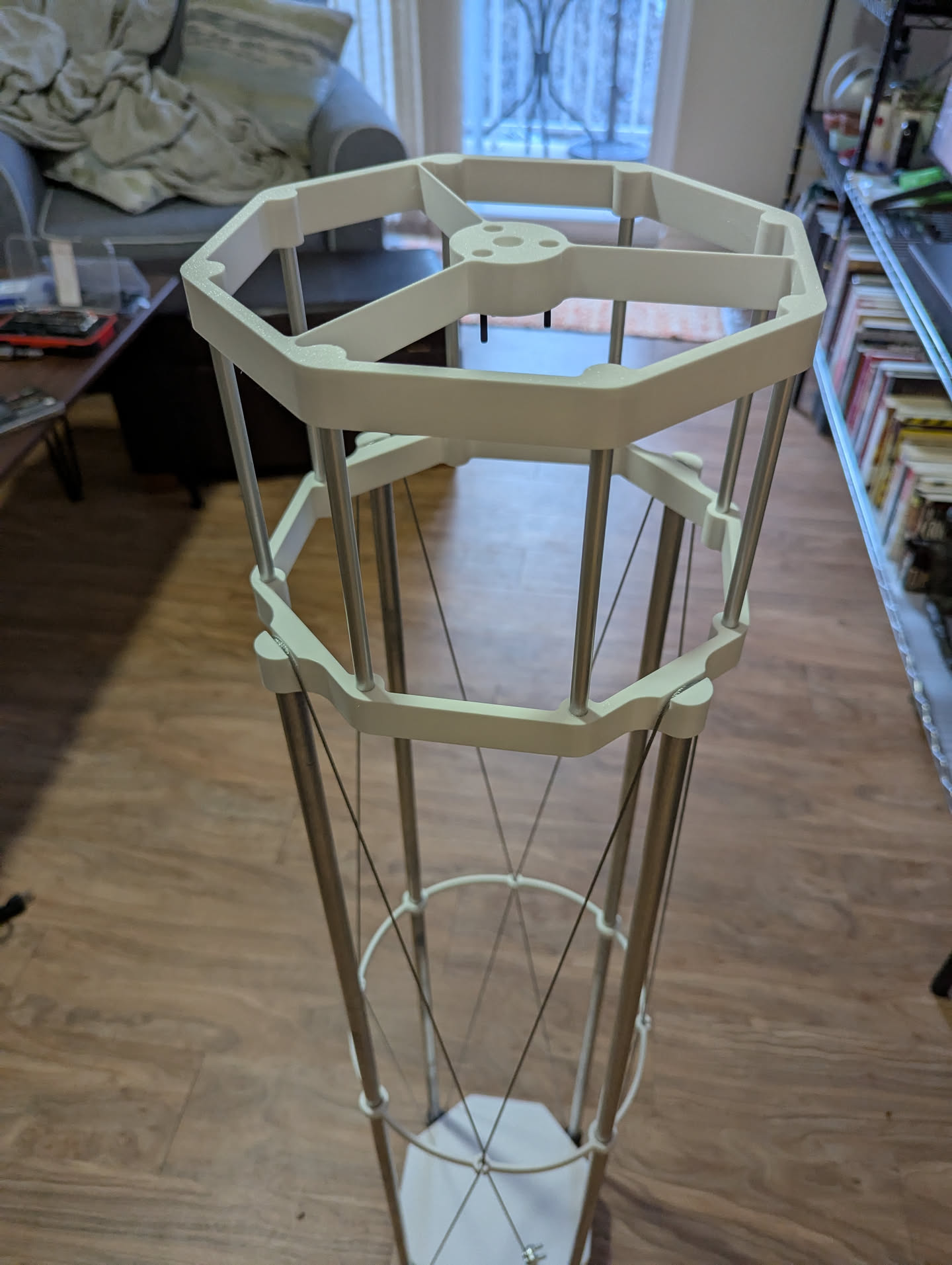 Assembled top cage